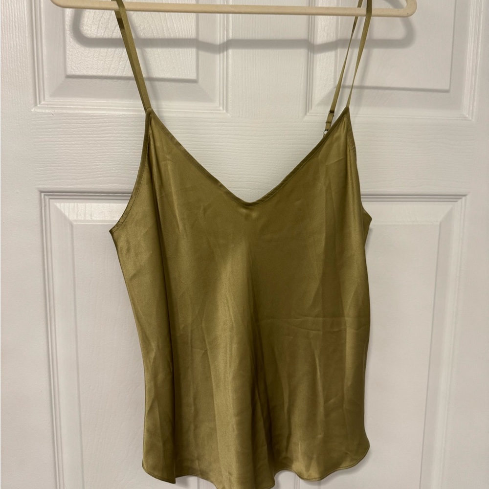 100% Silk Reformation Teddy Silk Top